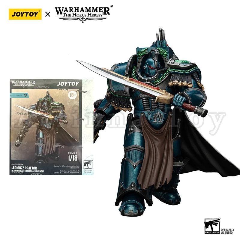 JOYTOY 1/18 Action Figure The Horus Heresy Alpha Legion Legion Praetor In Cataphractii Terminator Armour Lernaean Ter