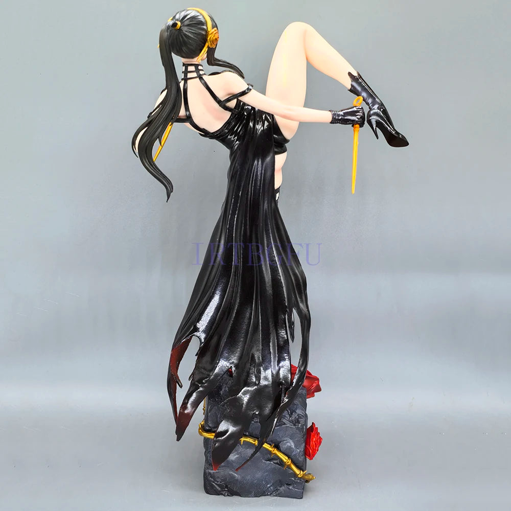 39 cm Spy × Family – Yor Forger Battle Version RO Studio Japanische Anime-Figuren PVC-Actionfigur Spielzeugspiel Sammlermodell Puppe