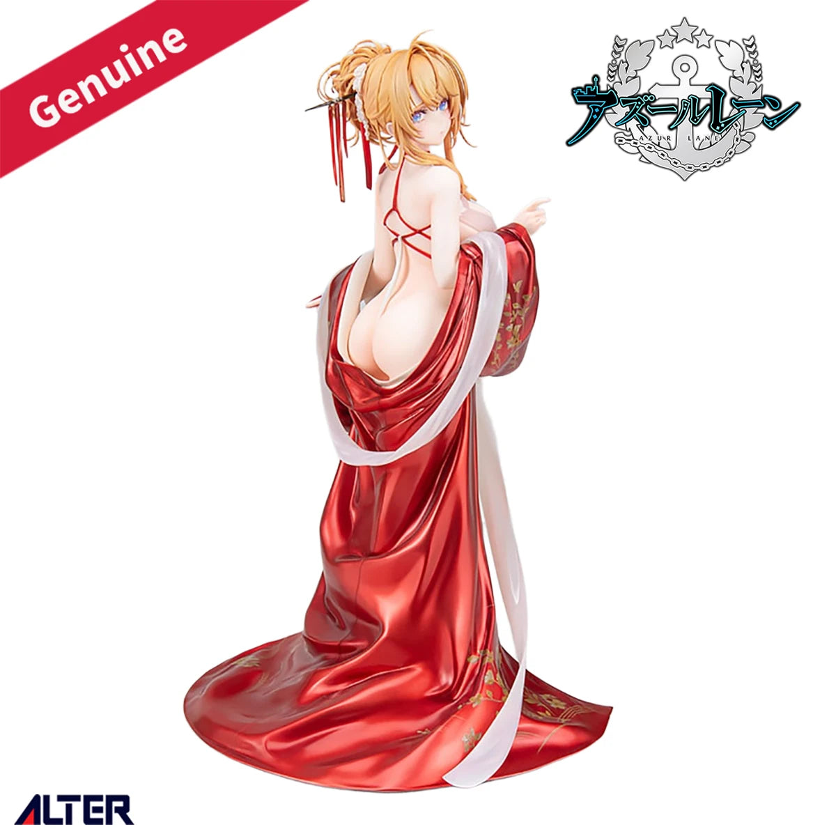 Original Genuine Alter Prepainted Azur Lane Glorious Chinese New Year Ver. 1/7 H=26cm Figure Collection Gift Gorgeous Detachable