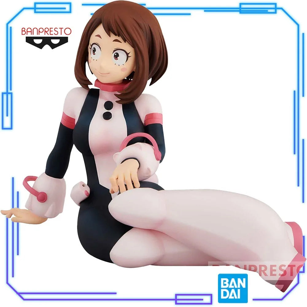 In Stock Bandai Original Genuine Banpresto My Hero Academia Break Time Collection Uraraka Ochaco Vol4 Model Toy 10cm Figure Gift