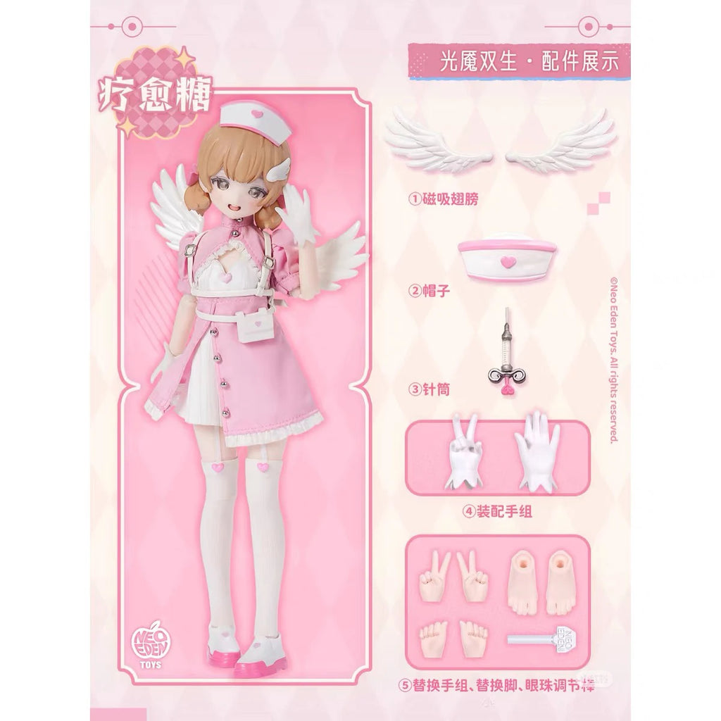 Light Nightmare Twin Series Blind Box Toys Mystery Box 1/6 Movable Mjd Pvc Anime Figure Surprise Gift Desktop Ornaments