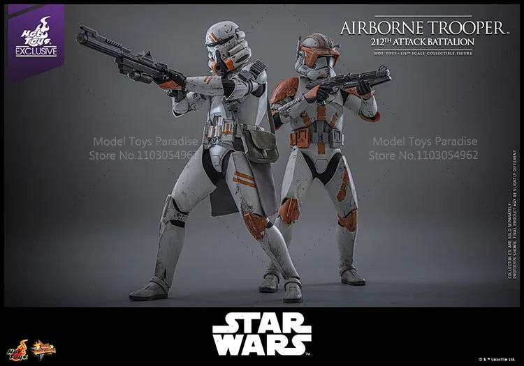 HOTTOYS HT MMS794 1/6 Collectible Toys Airborne Trooper 212 Attack Battalion Star Wars Soldier 12inch Action Figure Model Gifts