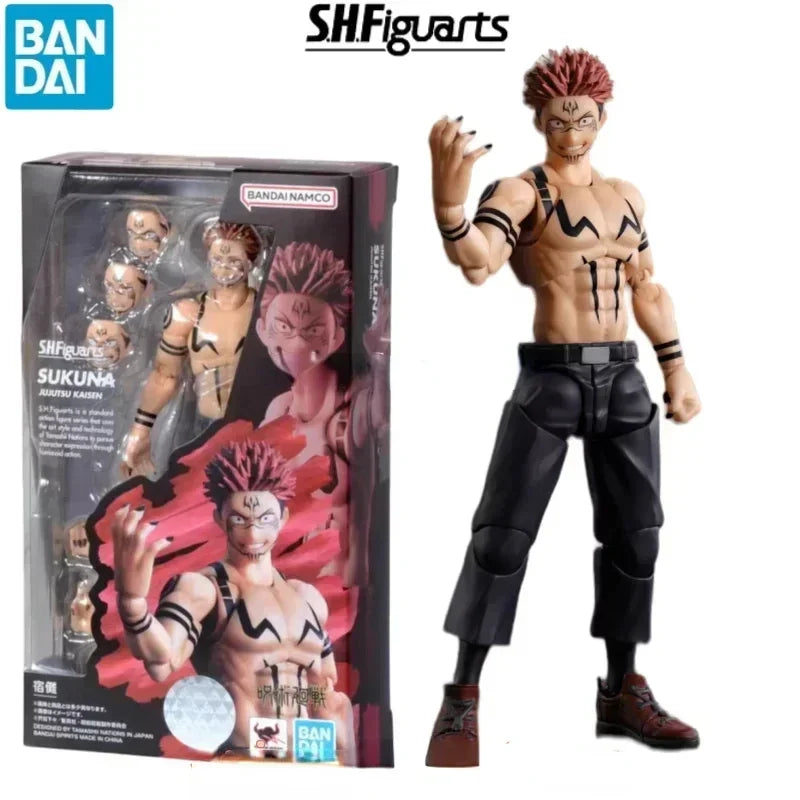 Jujutsu Kaisen Todo Aoi Satoru Gojo Itadori Yuji Fushiguro Megumi Ryomen Sukuna Bandai Original SHFiguarts SHF Anime Figures Toy