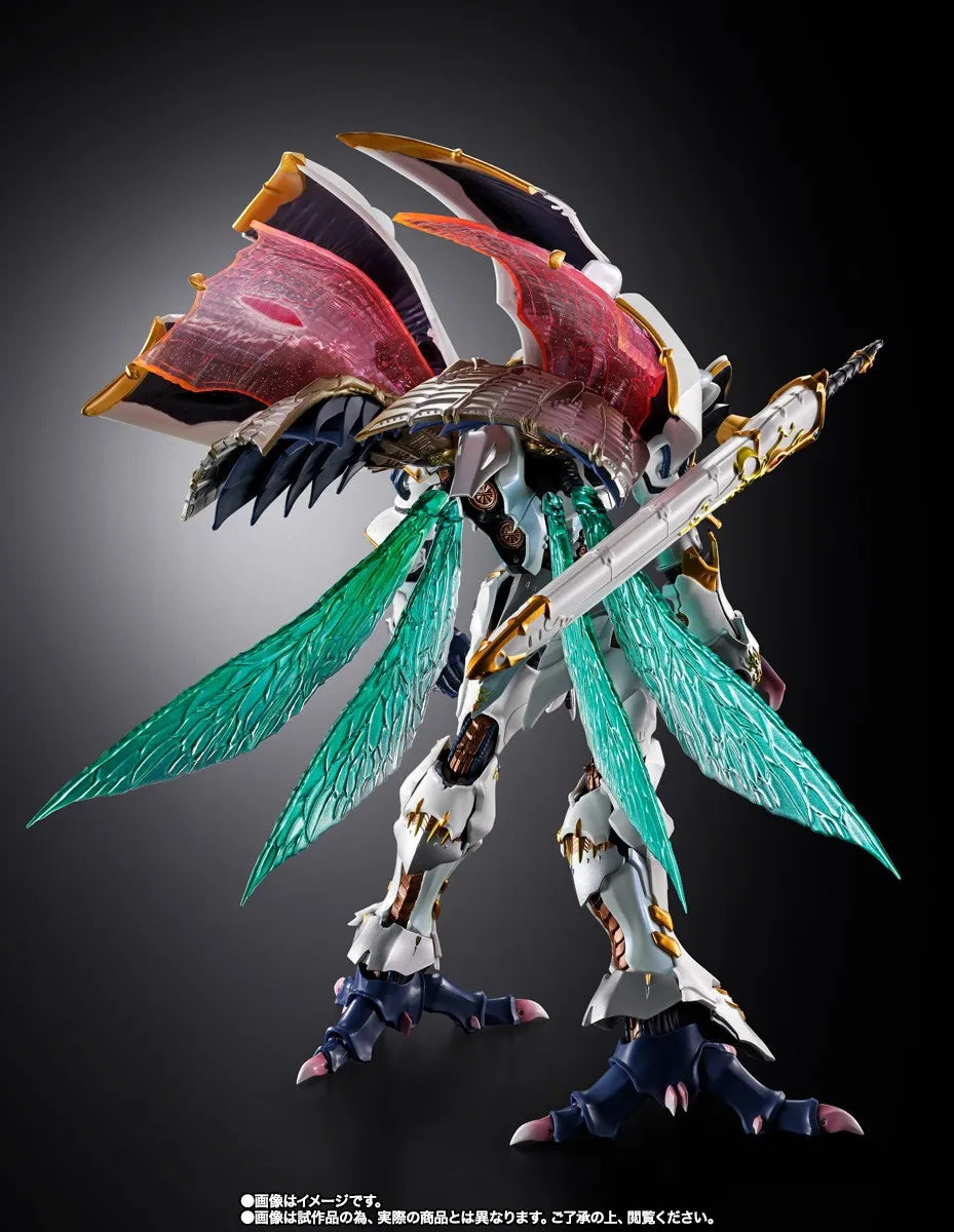 In Stock Genuine BANDAI METAL BUILD Dragon Scale Sirbine White Hallows Figure Anime Aura Battler Dunbine Action Model Toy