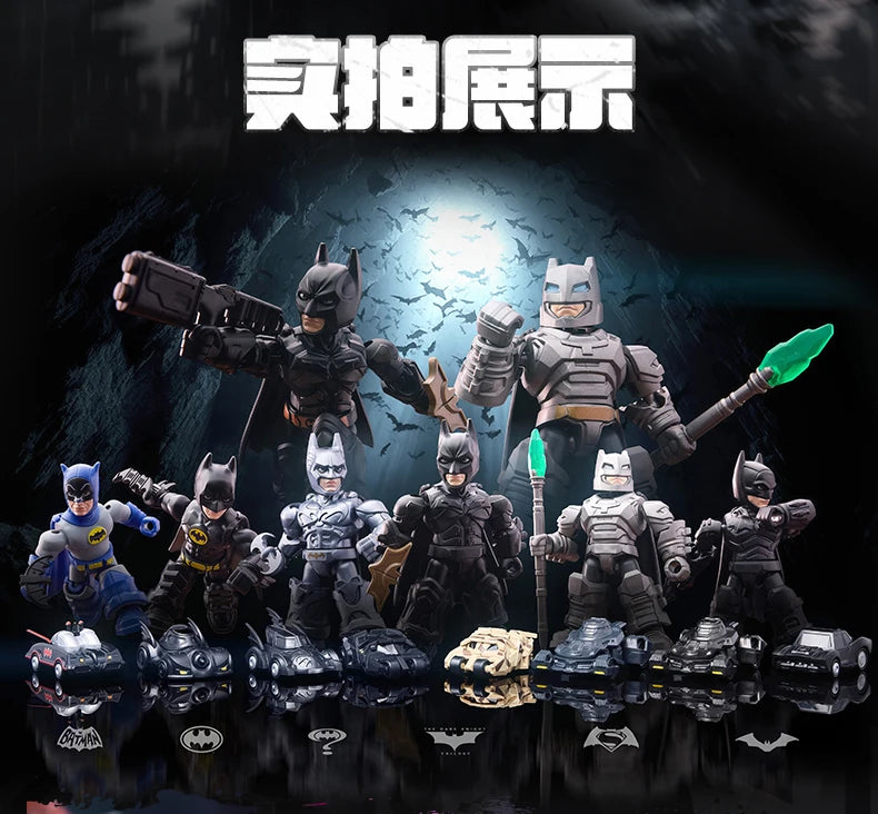 IN STOCK Original BLOKEES DC Batman GV01 Defender Set Armored Batmobile & Bruce Wayne Figure Doll  Collectible Toy Perfect Gift