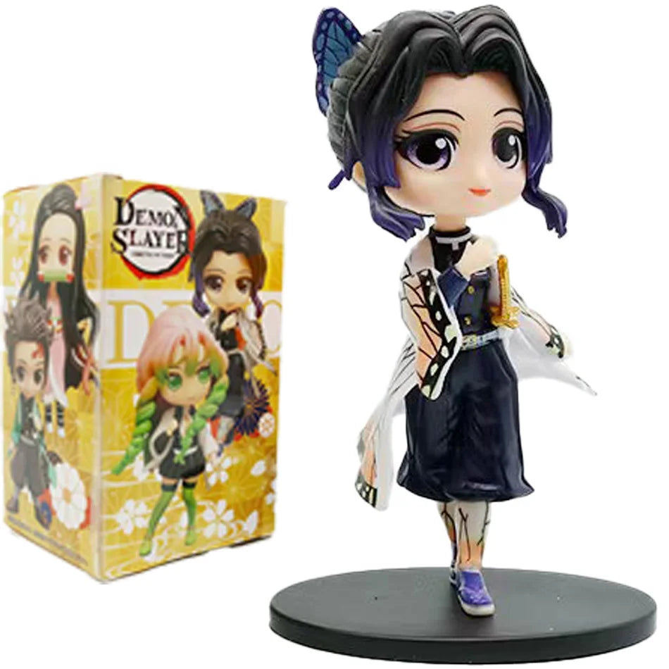 Hot Demon Slayer Blind Box Figure Plum Rain Series Kochou Shinobu Tomioka Giyuu Kanroji Mitsuri 1-8PCS Blind Box Figure Toy Gift