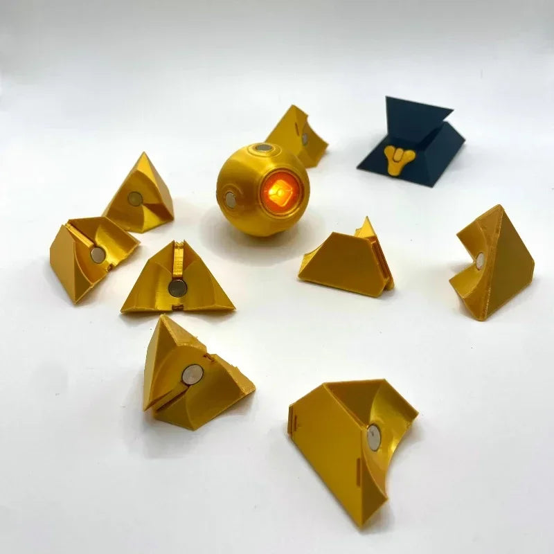 10cm Destiny 2 Game Peripheral Clever Models Cos Props Magnetic Light-emitting Atmosphere Lights Figure Birthday Gifts Toys Kids