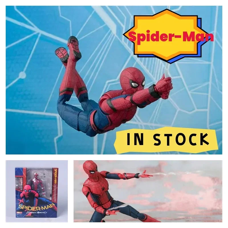 2026 New Spider-Man Marvel Heroic Expedition Spider Man upgraded the battle suit to make a moving puppet Action Figures model