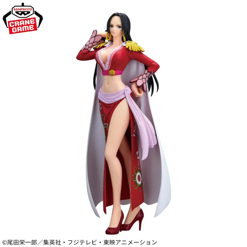 Original Banpresto Glitter & Glamours One Piece Boa Hancock 22Cm Anime Action Figure PVC Collectible Model Toys Children's Gifts