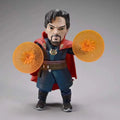 Avengers Captain America Doctor Strange Iron Man Thanos Black Panther Q-Version Mobile Figurine Model Toys For Kids Gift