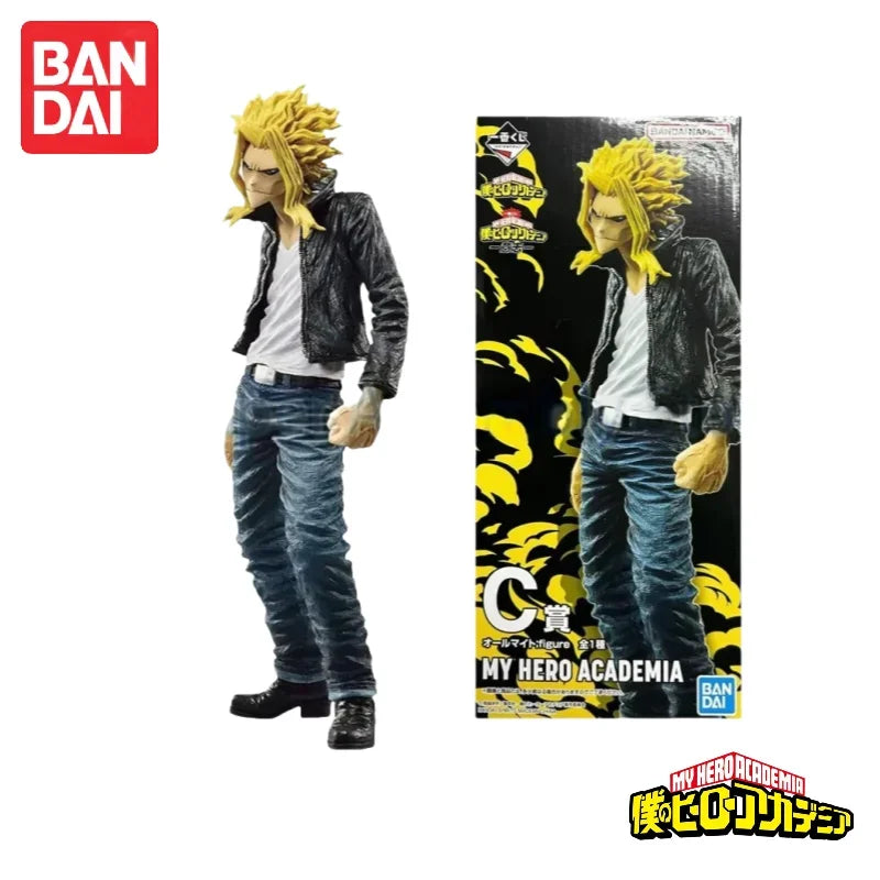 In Stock 100% Original Bandai My Hero Academia Anime Midoriya Izuku All Might Endeavour Hawks Character Model Toy Kids Gift