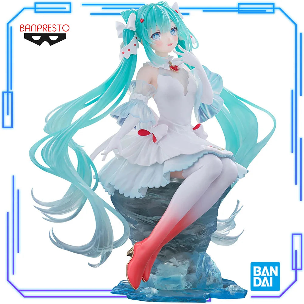 In Stock Bandai Original Genuine Banpresto Evolve Clearluxe Hatsune Miku Clione Ver 18cm Collections Model Toys BPEV Figure Gift