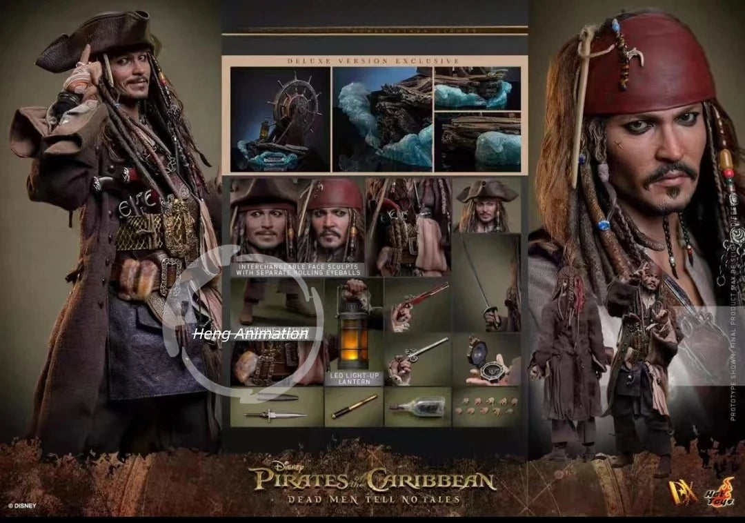 HT  DX37  DX38 DX38AE 1/6 Scale Classic Movie Characters Captain  Full Set for 12inchs Action Figure Model Toys pirate