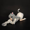 New Nachoneko Channel Anime Girl Figure Nachoneko Hennyano Action Figure Cute Cat Kanako Figurine Collectible Model Doll Toys