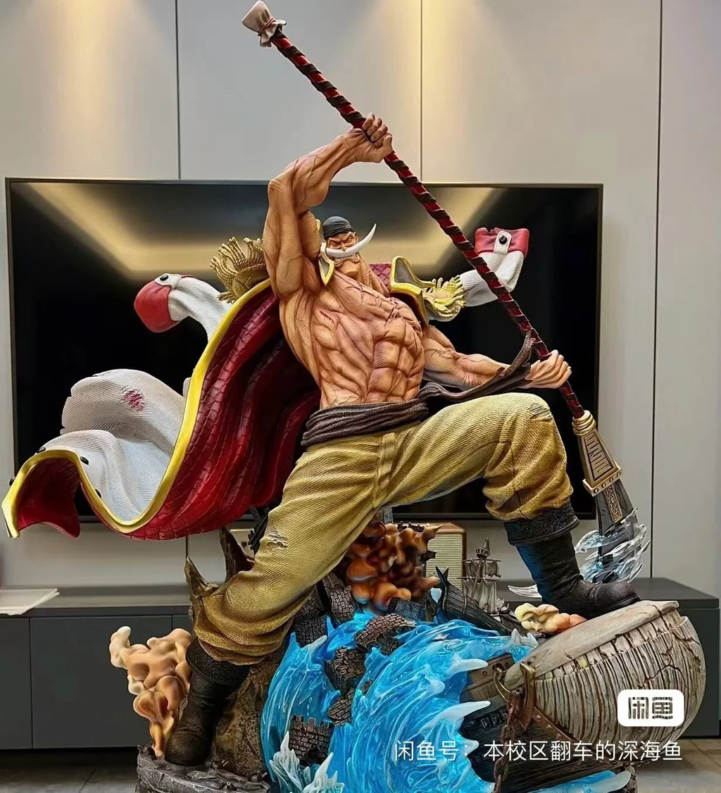 41 cm One Piece Anime Figur Edward Newgate On Top of the War Action Figur PVC Statue Modell Sammlung Spielzeug Geburtstagsgeschenke