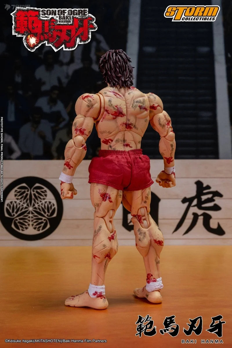 【In Stock】Storm Collectibles Hanma Baki Super-movable Model Injured BAKI Boy 1/12 Model Collect Limited Version of The Venue