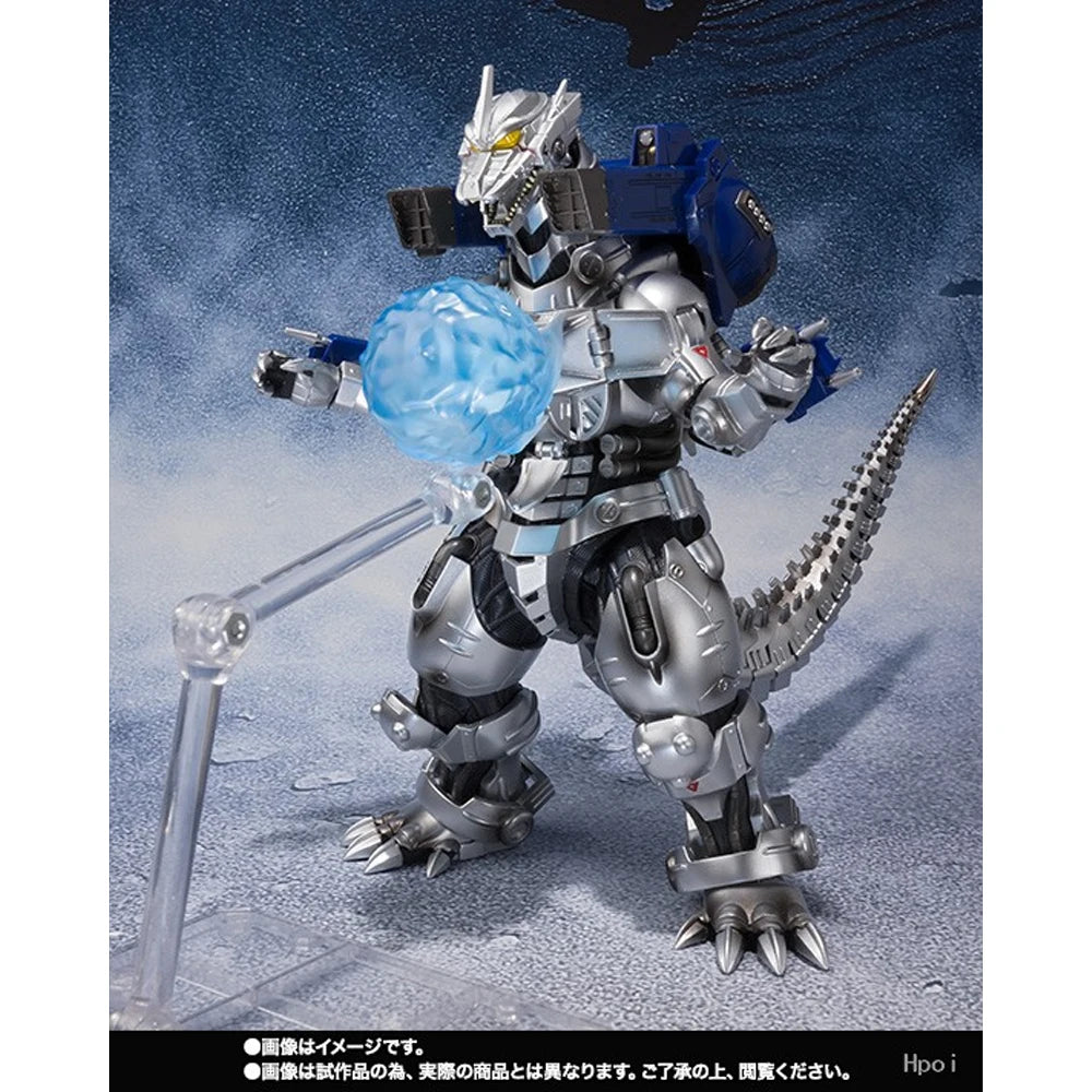 Bandai Authentic S.H.MonsterArts Godzilla vs Mechagodzilla 3 MFS-3 Kiryu Shinagawa Final Battle Version – Perfect Gift for Kids