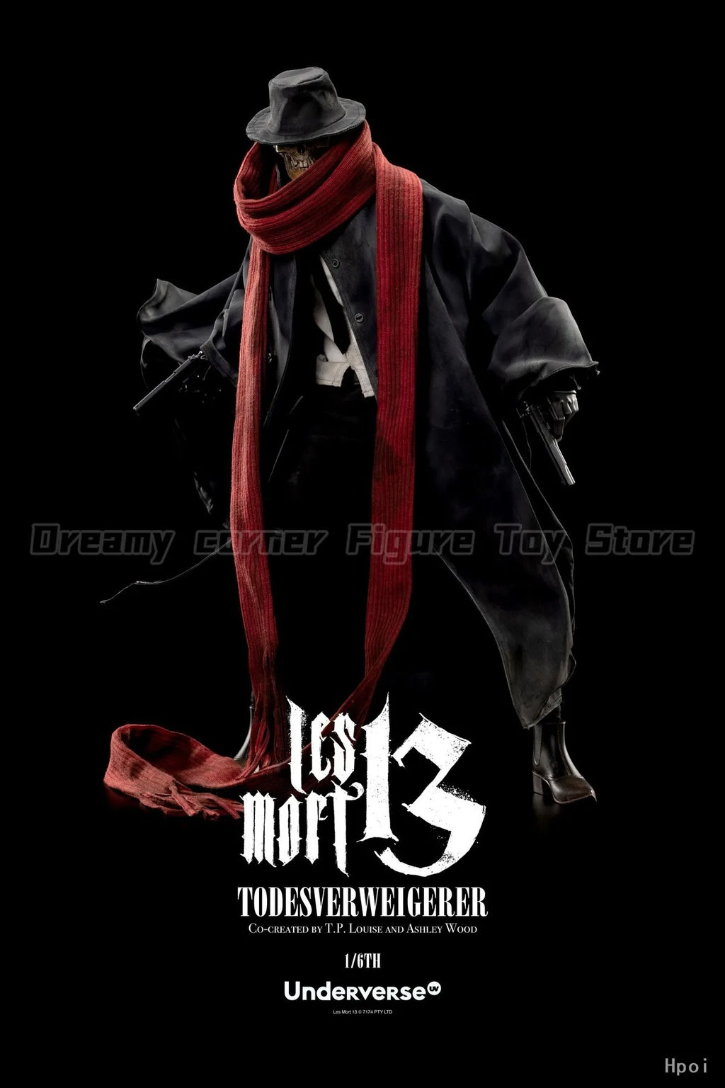 【In Stock】Original Underverse LES MORT 13 1/6 Action Figure Toy Model Gift Collection Ornaments