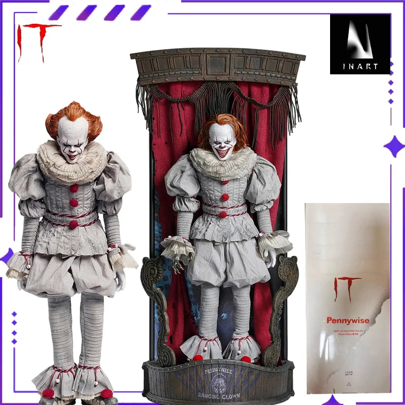 [In Stock] QUEEN STUDIOS INART Original Joker Revival IT Pennywise 1/6 Mobile Doll Exquisite Handmade Model Toy Gift Collection