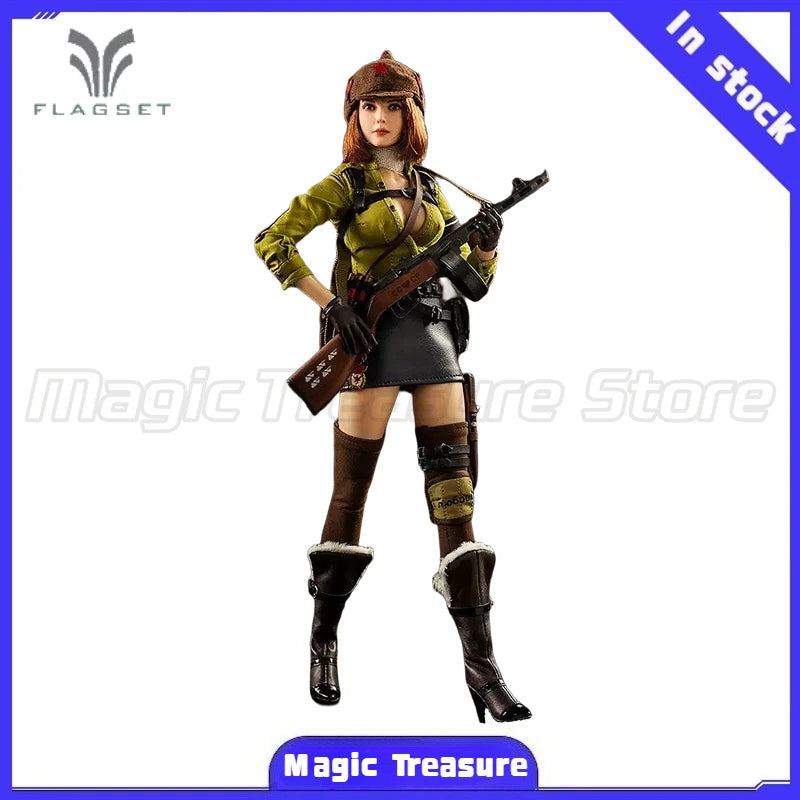 【MT】Original FLAGSET FS73036 Red Alert Soviet Tank Zhongwei 1/6 Action Figure Toy Collection