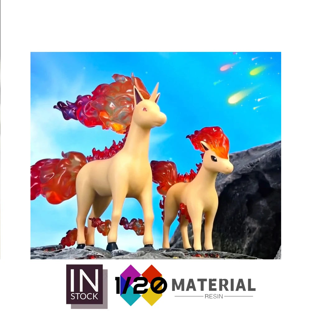 [In Stock]1/20 Resin Scale World [VS] - Ponyta & Rapidash [Split RE-MENT]