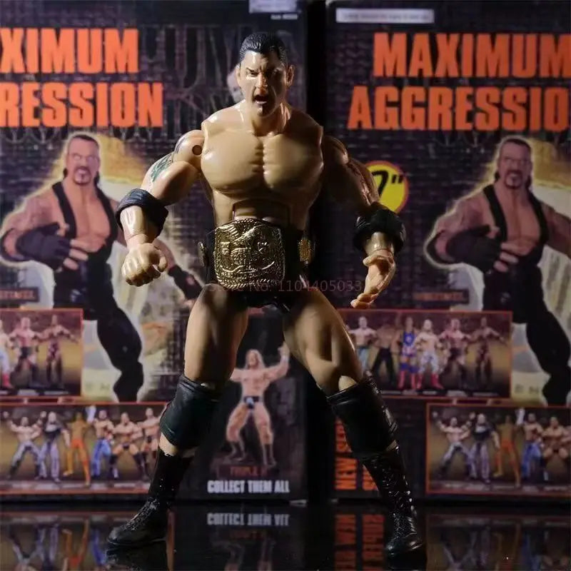 New In Stock  Wrestlemania Wrestler Wwe John Cena The Undertaker Figures Toy Rey Mysterio Action Figures Pvc Statue Model Boys