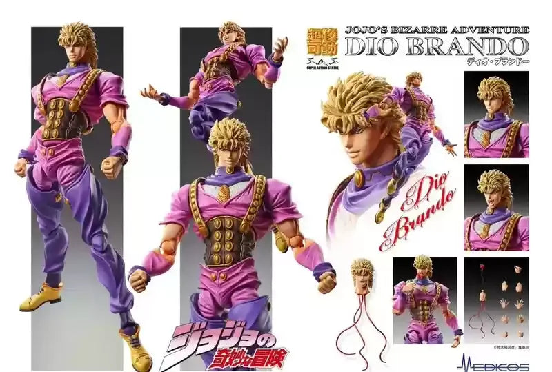 Jojo'S Bizarre Adventure Super Action Statue - Jotaro Kujo (Diamond Is Unbreakable) & Yoshikage Kira Figure Set