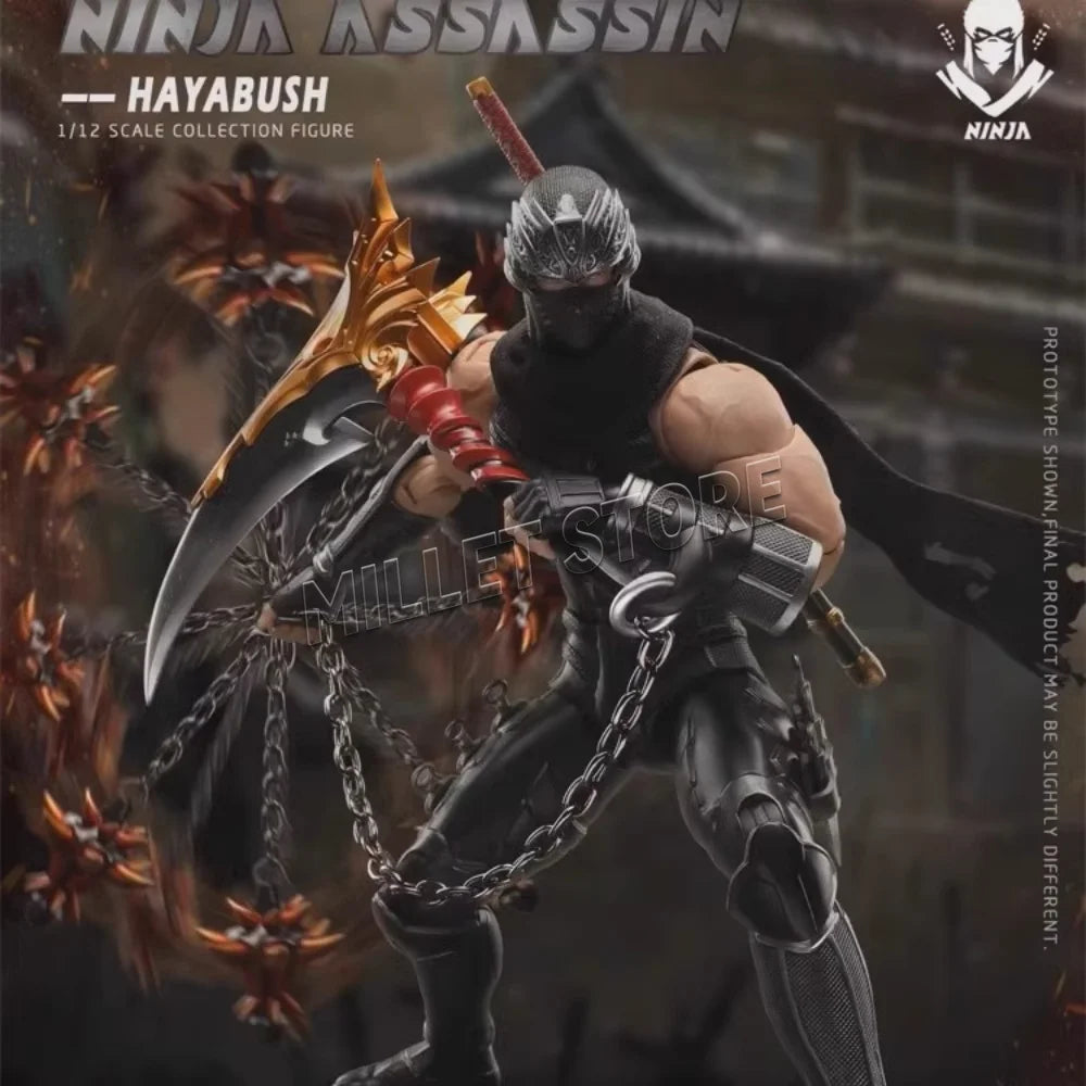 Brand-new Spot 1/12 Ninja Warrior Ninja Assassin Dragon Falcon Falcon Dragon Movable Doll Handicraft