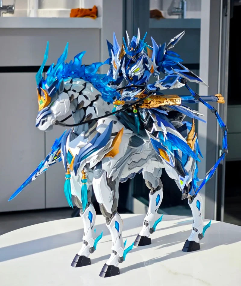 In Stock 100% Genuine Motor Nuclear Mnp-Xh05 Zhaoyun Assembling Alloy Skeleton Mecha Tianyouxing With Horse Model Toy And Gifts