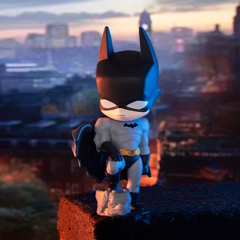 POP MART DC Gotham City Serie Mystery Box 1PC/12PCS Blind Box POPMART Action Figur BATMAN HARLY QUINN JOKER JUSTICE LEAGUE