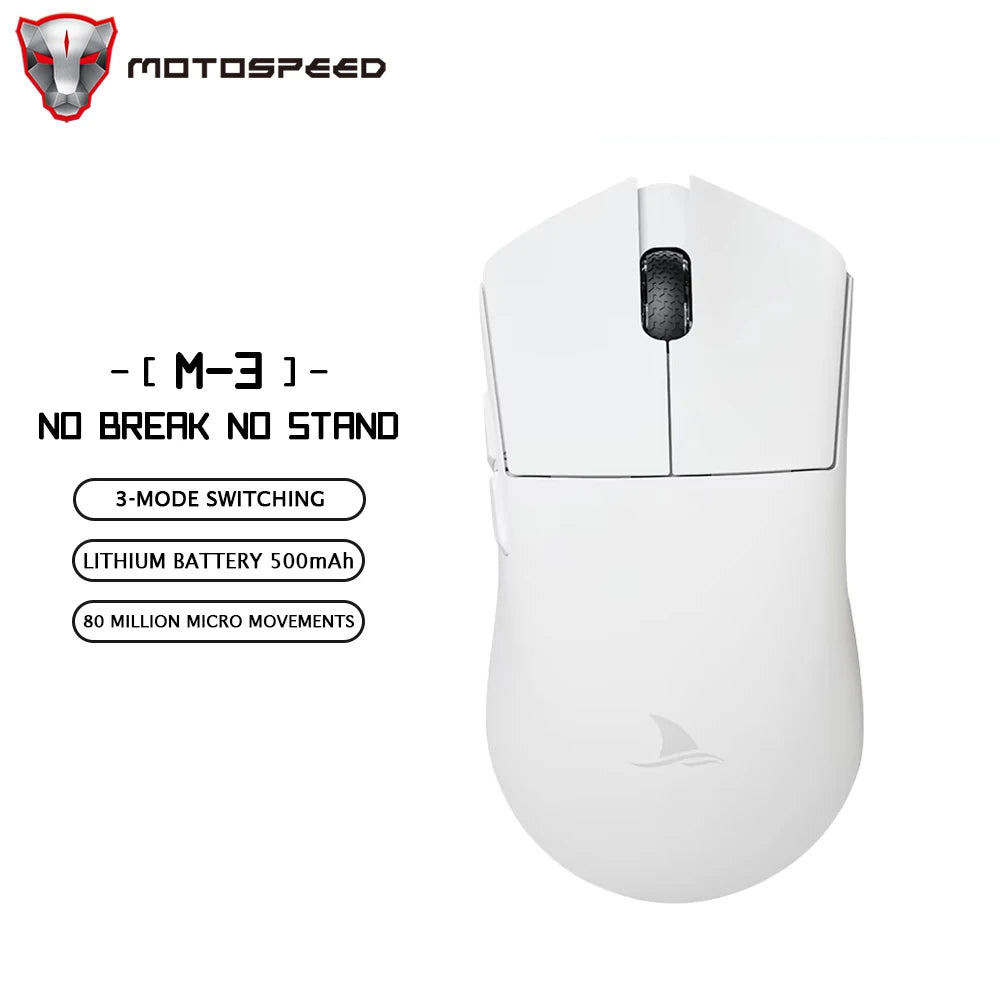 Motospeed Darmoshark M3 Bluetooth Wireless Gaming Maus 26000DPI PAM3395 Optischer Sensor Computer Büro Maus TTC Für Laptop PC