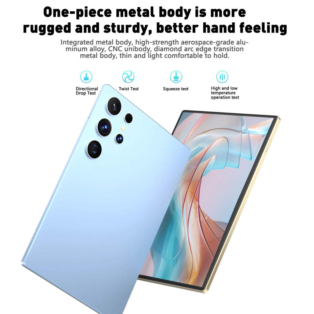 Нов, горещо продаван таблет S25 Pro 10.1 инча, 4K, цял екран, 16GB, 1TB, Snapdragon 8 Gen2, Android 14 Global Edition