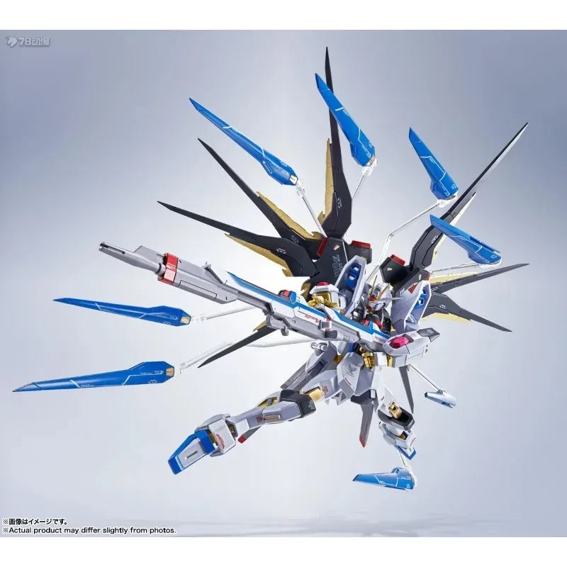 BANDAI Original Metal Robot Spirits Raid Freedom Gundam [Re:CoorDinate] Collectible Movable Action Figure Model Toys Gifts