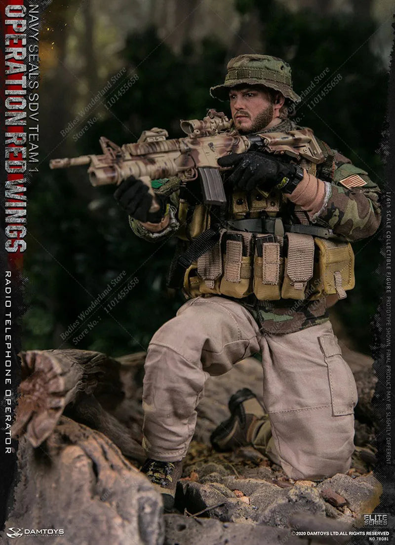 In Stock DAMTOYS DAM 78081 1/6 Scale Operation Red Wing Male Radio Operator 12Inch Male Solider Action Figure Full Set Model Toy