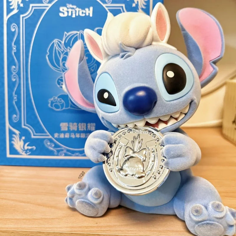 New Stitch Horse Year Limited Edition Anime Action Figurine Desktop Ornaments Decorations Collectible Models Holiday Gifts