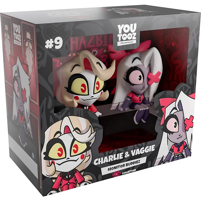 Original Hazbin Hotel Anime Figures Husk Angel Dust Vaggie Charlie Niffty Alastor Figurine Alastor Action Figure Gifts Model Toy