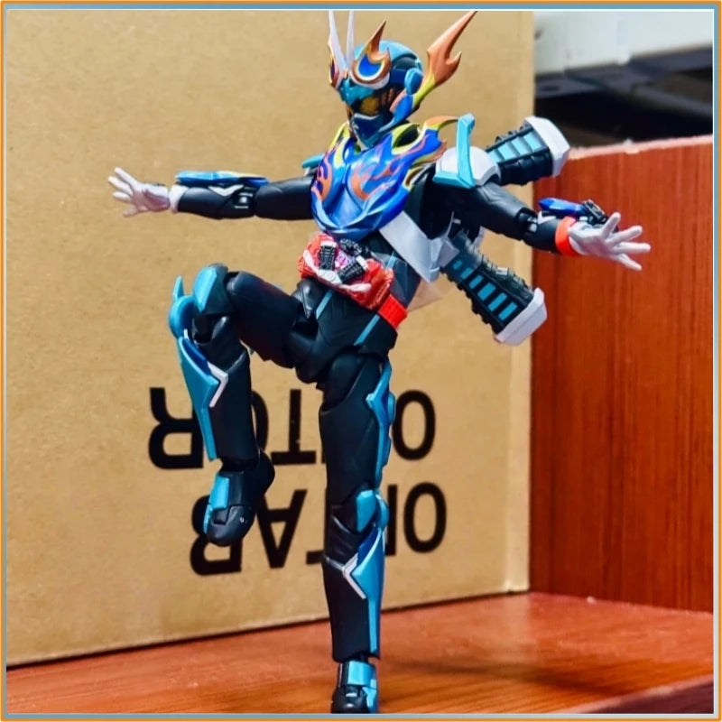 In Stock Bandai Shf Kamen Rider Fire Gotchard Steamhopper Articulated Action Figure Model Toy Gift