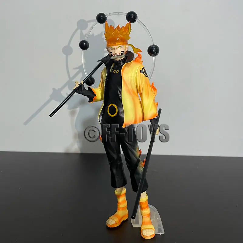 30cm Anime Naruto Uzumaki Naruto Figure Rikudou Sennin Mode Shippuuden Action Figure PVC Collection Model Toys Gifts