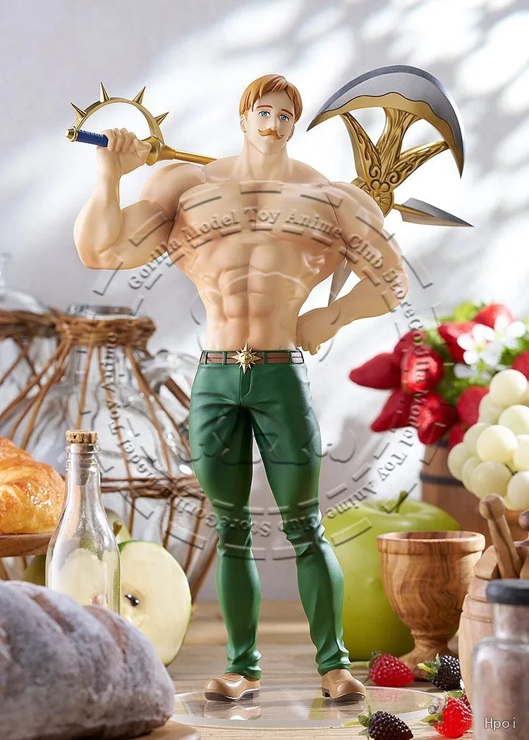 In Stock Original Genuine GSC POP UP PARADE Escanor Seven Deadly Sins 230mm Anime Figure Statue Collectible Gift Ornament