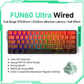 Akko MonsGeek FUN60 Ultra Mechanische Gaming-Tastatur Magnetschalter 60 % Rapid Trigger 8K HE/TMR Custom Aluminium-Tastatur Gamer