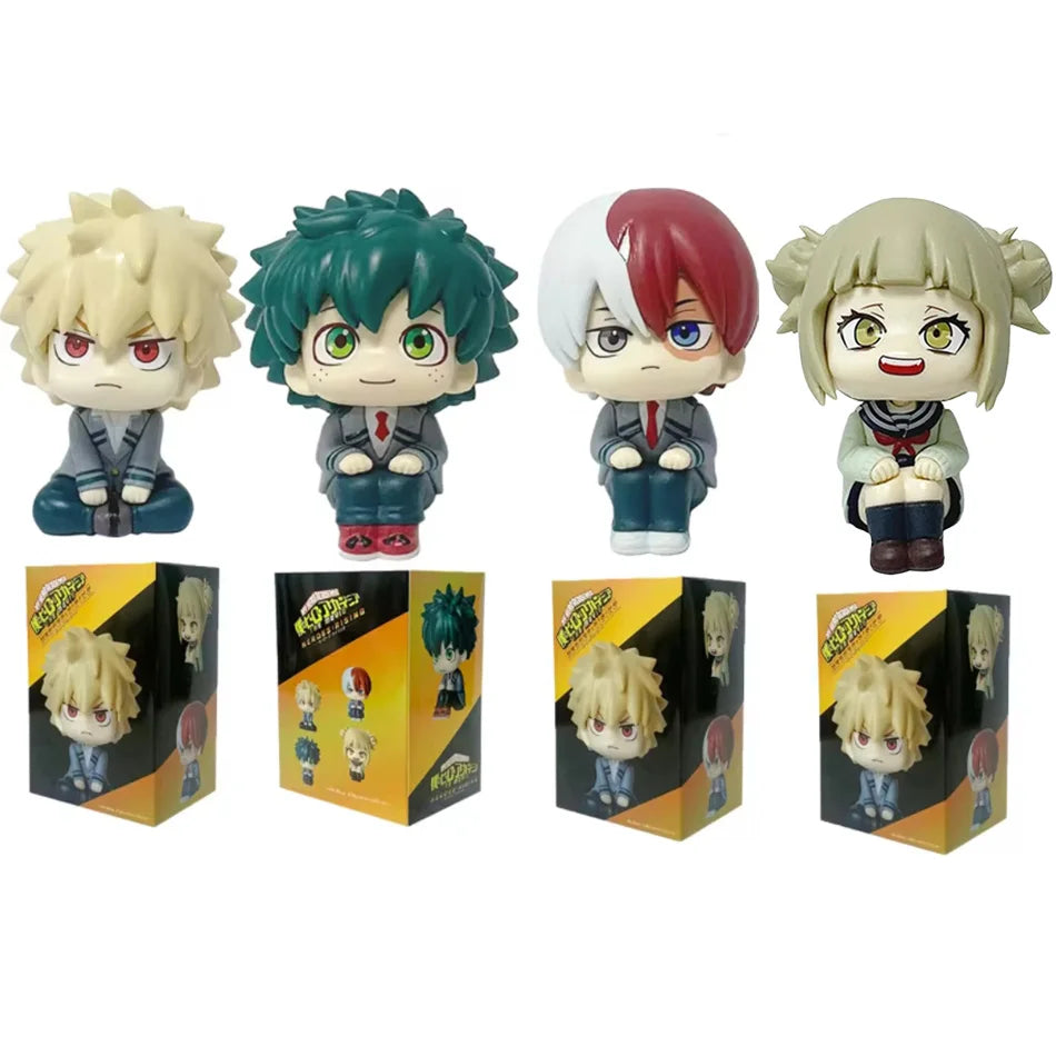 Anime Figure My Hero Academia Midoriya Izuku Bakugou Katsuki Todoroki Shoto Asui Tsuyu PVCAction Figure Collectible Model Toys