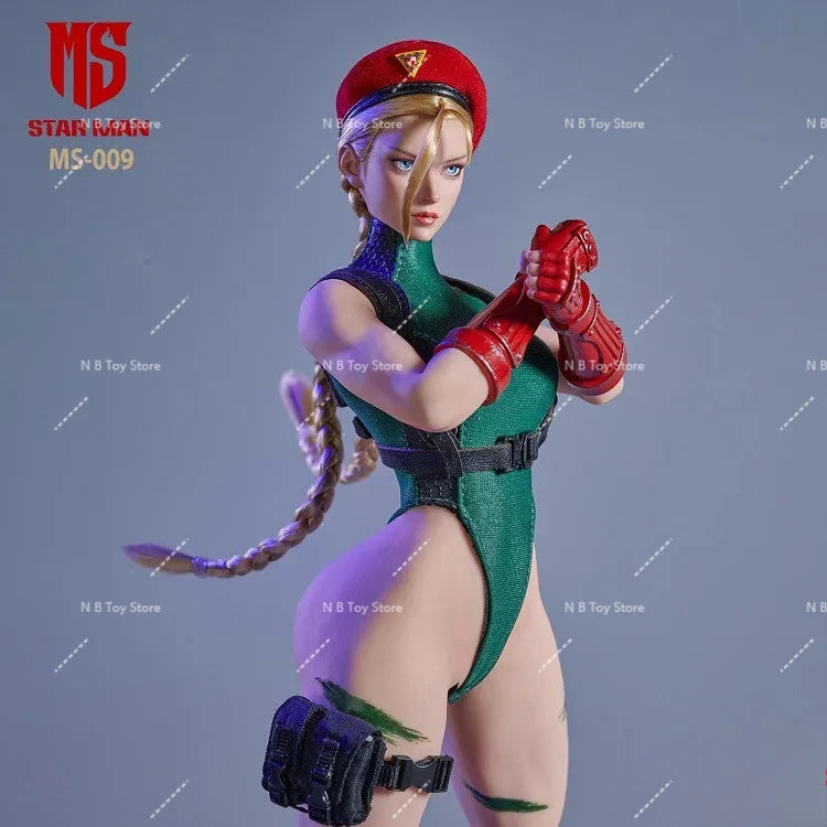 Stock STAR MAN MS-009 1/6 Collectible Muscle Girl Agent Cammy Soldier High Collar Bodysuit Design Movable 12  Action Figure Toys