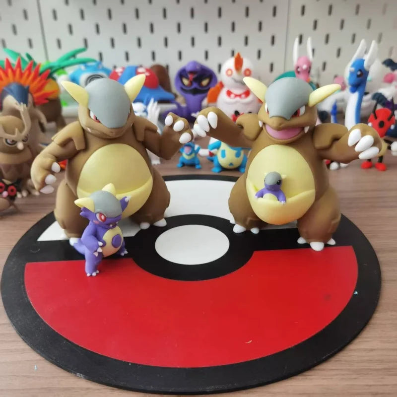 Anime Kangaskhan Proportion World 1:20 Diy 3DPrinting Cartoon Character Collectible Desktop Cute Model Holiday Gift Toy Figures
