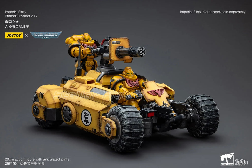 【SF】JOYTOY 1/18 Action Figure Lmperial Fists Primaris Invader ATV Model Toys Gifts Collection Ornaments