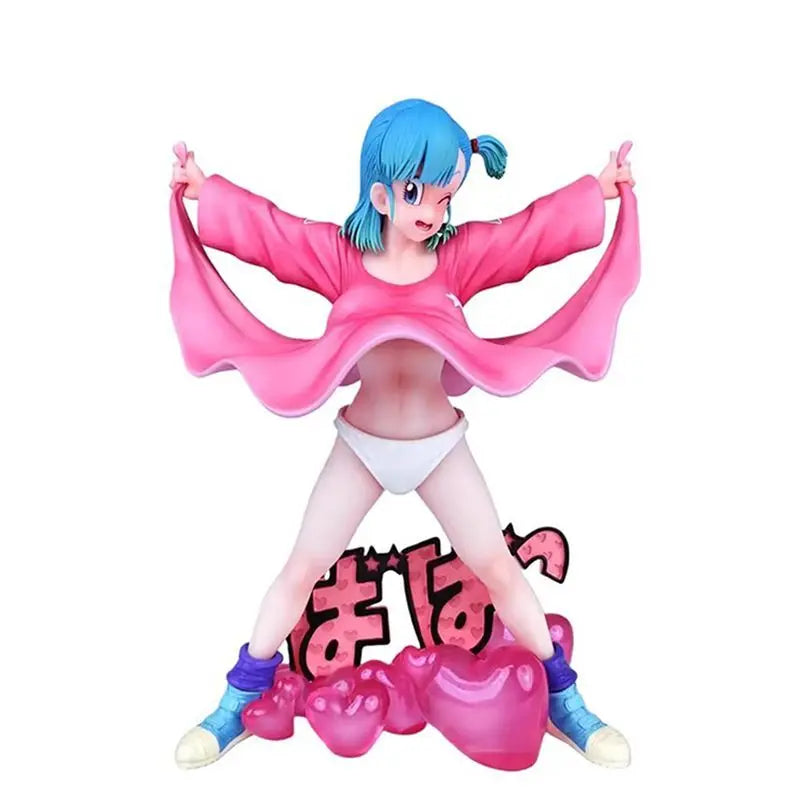 Dragon Ball Bulma Action Figure Pvc Model Statue Decoration Anime Periphery Two Dimensional Beautiful Girl Gift For Anime Lovers