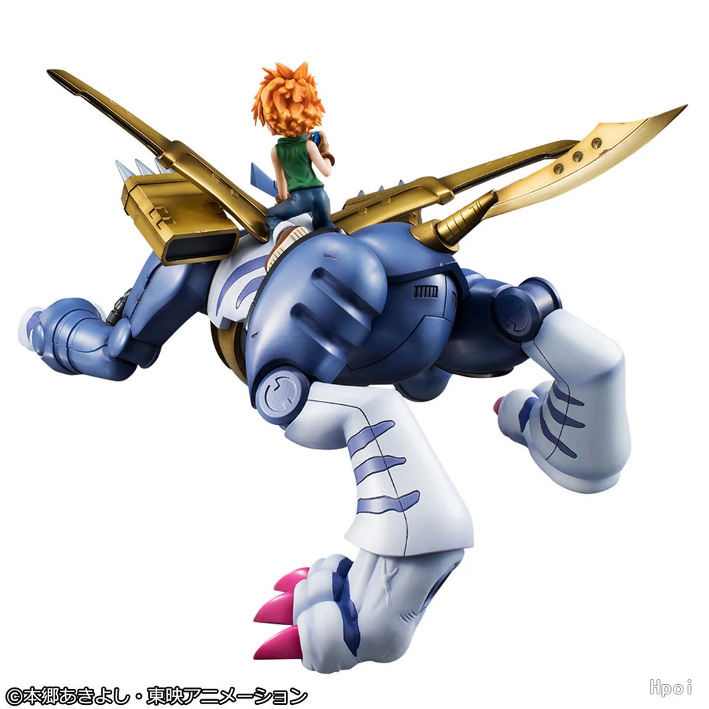 【UA】 MegaHouse Precious G.E.M. Digimon Steel Garuru and Yamato Ishida Figures Models Toys Gifts