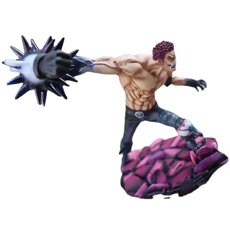 23cm One Piece Figure Charlotte Katakuri Anime Peripheral Cartoon Toys Model PVC GK Statue Figurine Doll Decora Collection Gifts