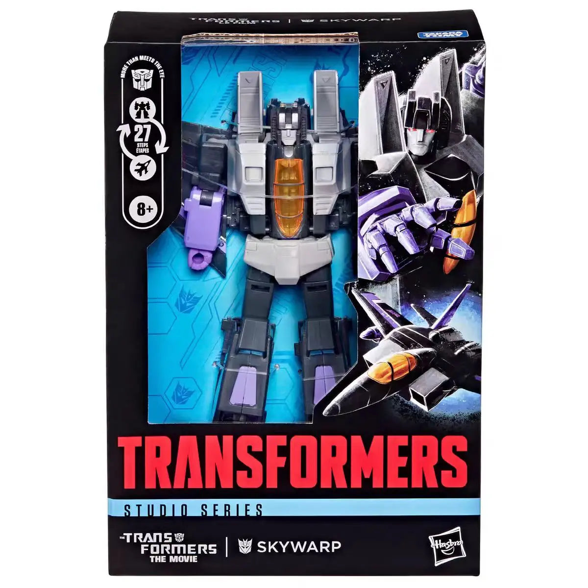 【Pre Sale】Original Hasbro Transformers Studio Series Skywarp Anime Figure Collection Toy Model