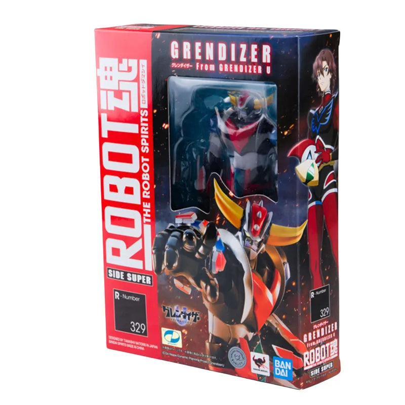 Bandai Genuine THE ROBOT SPIRITS 329 UFO Robot From GRENDIZER U Anime Action Figure Model Toys Collectible Ornaments Gift Kids