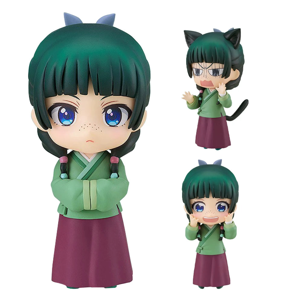 Anime Figure Maomao Replaceable head action Figure PVC Model Collection cute Maomao Figurine Doll Gifts
